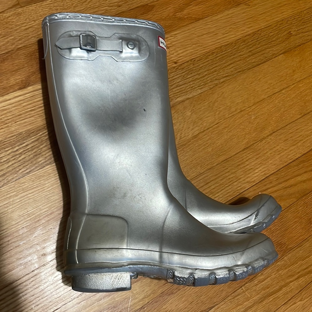 Silver Hunter Boots